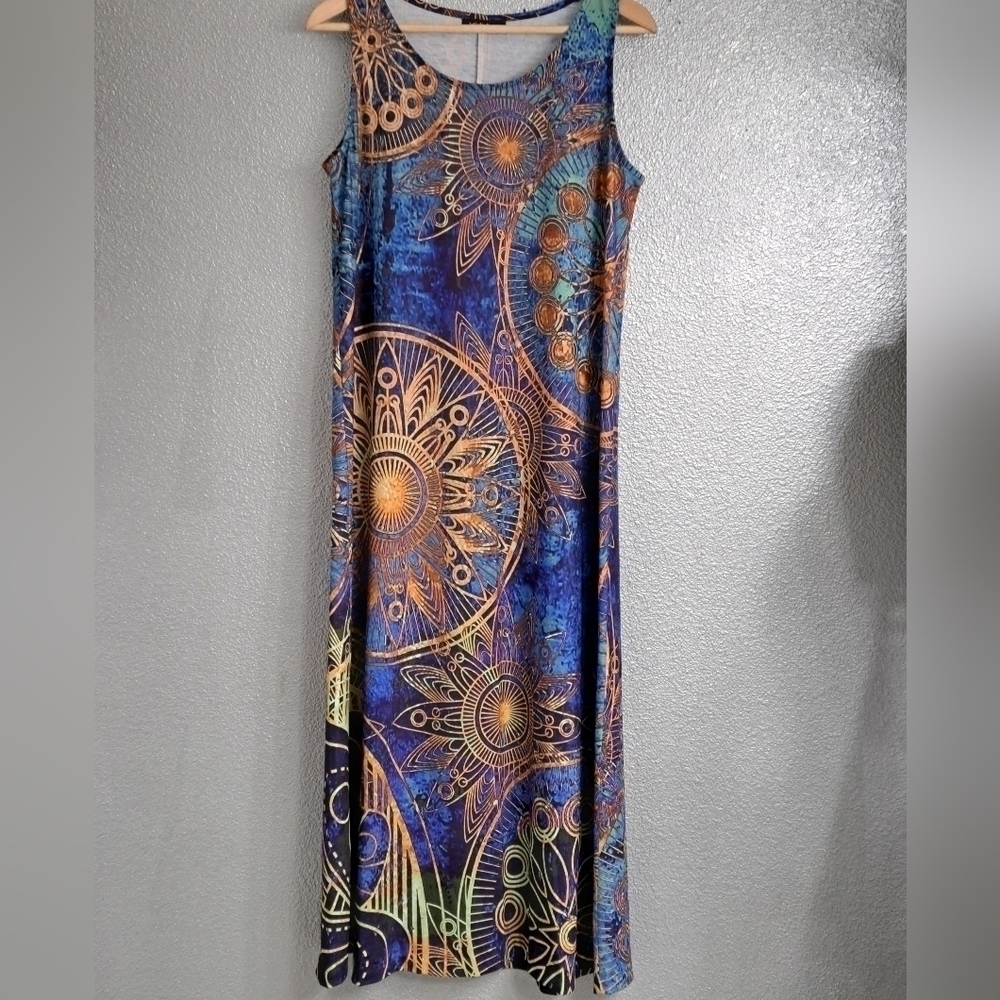Just Fashion Now Sleeveless T Shirt Maxi Dress Size M
